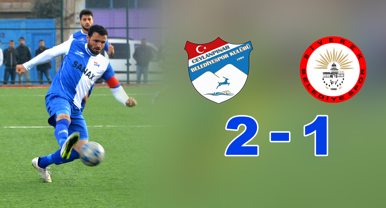 Ceylanpınar Belediyespor 2-1 Siverek Belediyespor