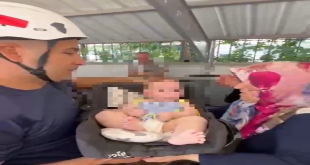 İTFAİYEDEN KÜÇÜK NİSA’YA HAYAT KURTARAN MÜDAHALE