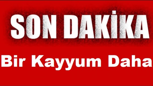 Son dakika: Bir Kayyum Daha 