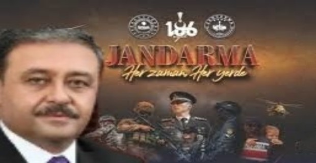 VALİ ŞILDAK'TAN JANDARMA TEŞKİLATI’NIN 186.KURULUŞ YIL DÖNÜMÜ MESAJI