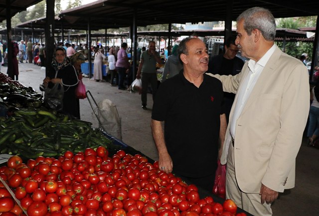 Başkan Demirkol, Pazar Esnafı ve Vatandaşlarla Bir Araya Geldi