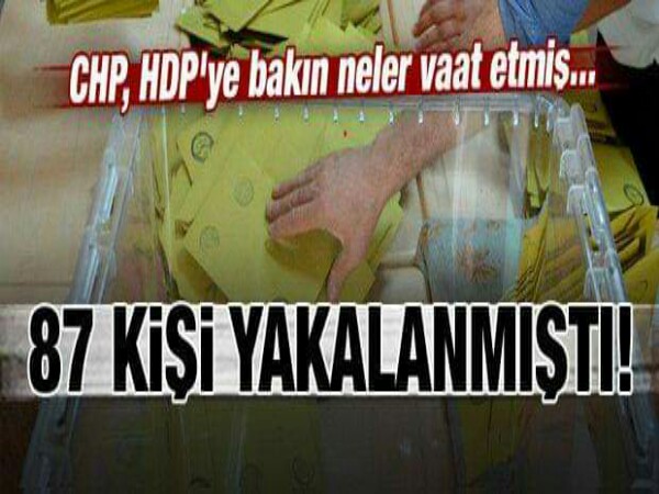 CHP ile HDP’nin İttifak Protokolü Deşifre Oldu. 