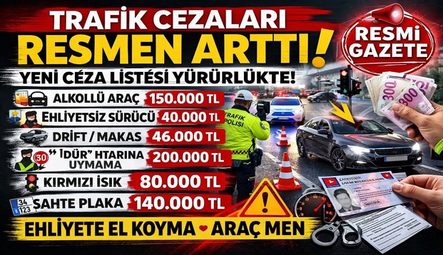 Trafikte Hatanın Bedeli 200 Bin TL OLDU!